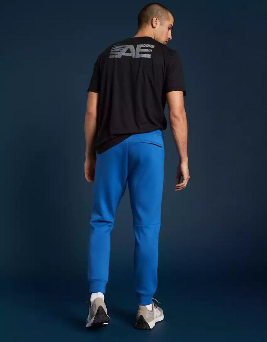 Pantalon Jogging American Eagle AE 24/7 Good Vibes Bleu Clair Homme | EHP-11347294